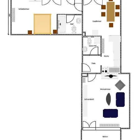 Apartament Exklusive, Moderne Ferienwohnung 75 M Im Og1 Fur 4 Personen Mit Balkon, Ruhig, Aber Doch Nah Am Wasser Grömitz